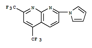 1,8-Naphthyridine,7-(1h-pyrrol-1-yl)-2,4-bis(trifluoromethyl)-(9ci) Structure,338412-21-8Structure