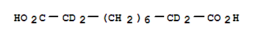 1,10-Decanedioic-2,2,9,9-d4 acid Structure,339080-77-2Structure
