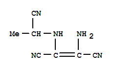 2-氨基-3-[(1-氰基乙基)氨基]-2-丁烯二腈结构式_339364-49-7结构式