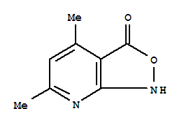 Isoxazolo[3,4-b]pyridin-3(1h)-one,4,6-dimethyl-(9ci) Structure,339365-49-0Structure