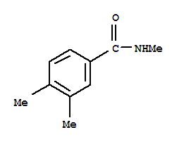 Benzamide, n,3,4-trimethyl-(7ci,8ci,9ci) Structure,3400-36-0Structure