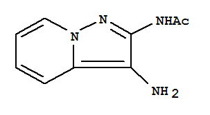 N-(3-氨基吡唑并[1,5-A]吡啶-2-基)-乙酰胺结构式_340961-82-2结构式