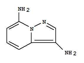 (9ci)-吡唑并[1,5-a]吡啶-3,7-二胺结构式_340961-89-9结构式