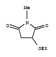 (9Ci)-3-乙氧基-1-甲基-2,5-吡咯烷二酮结构式_341008-87-5结构式