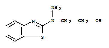 Ethanol, 2-[1-(2-benzothiazolyl)hydrazino]-(8ci) Structure,34173-38-1Structure