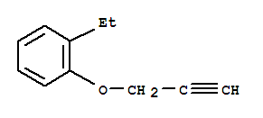 Benzene,1-ethyl-2-(2-propynyloxy)-(9ci) Structure,342403-44-5Structure