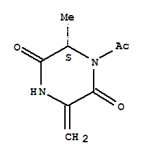 2,5-Piperazinedione,1-acetyl-6-methyl-3-methylene-,(6s)-(9ci) Structure,342416-72-2Structure