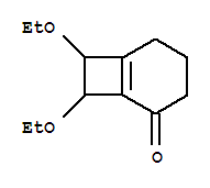 Bicyclo[4.2.0]oct-1(6)-en-2-one,7,8-diethoxy-(9ci) Structure,342424-13-9Structure