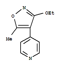 (9CI)-4-(3-乙氧基-5-甲基-4-异噁唑基)-吡啶结构式_342424-89-9结构式