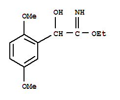 Ethyl 2-(2,5-dimethoxyphenyl)-2-hydroxyethanimidate Structure,342891-04-7Structure