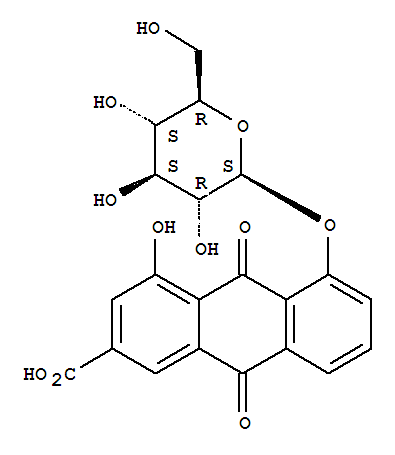 Rhein 8-Glucoside Structure,34298-86-7Structure