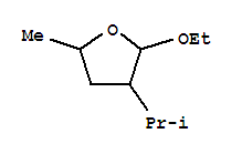 Furan,2-ethoxytetrahydro-5-methyl-3-(1-methylethyl)-(9ci) Structure,343254-02-4Structure