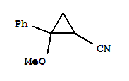 Cyclopropanecarbonitrile,2-methoxy-2-phenyl-(9ci) Structure,344304-35-4Structure