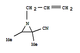 (9Ci)-2,3-二甲基-1-(2-丙烯基)-2-氮丙啶甲腈结构式_344353-58-8结构式