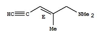 (2E)-(9Ci)-N,N,2-三甲基-2-戊烯-4-炔-1-胺结构式_344768-60-1结构式