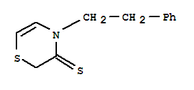 2H-1,4-thiazine-3(4h)-thione,4-(2-phenylethyl)- Structure,344885-58-1Structure