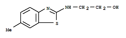 Ethanol, 2-[(6-methyl-2-benzothiazolyl)amino]-(9ci) Structure,34543-76-5Structure