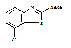 2-Benzothiazolamine,7-chloro-n-methyl-(9ci) Structure,34551-18-3Structure