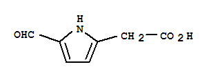 1H-pyrrole-2-acetic acid,5-formyl-(9ci) Structure,345971-25-7Structure