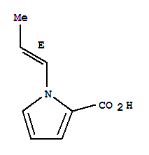 (e)-(9ci)-1-(1-丙烯基)-1H-吡咯-2-羧酸结构式_34600-54-9结构式