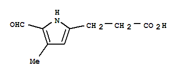 1H-pyrrole-2-propanoicacid,5-formyl-4-methyl-(9ci) Structure,346600-22-4Structure