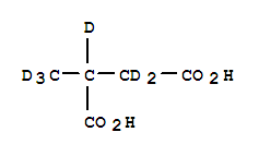 (±)-2-methyl-d3-succinic-2,3,3-d3 acid Structure,347840-08-8Structure