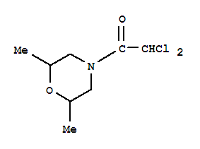 Morpholine,4-(dichloroacetyl)-2,6-dimethyl-(9ci) Structure,349106-93-0Structure