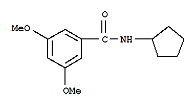 (9Ci)-N-环戊基-3,5-二甲氧基-苯甲酰胺结构式_349108-60-7结构式