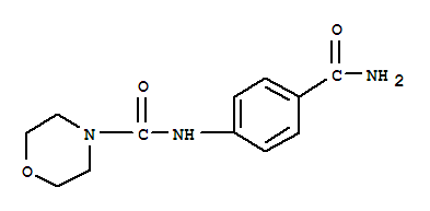 4-Morpholinecarboxamide,n-[4-(aminocarbonyl)phenyl ]-(9ci) Structure,349136-00-1Structure