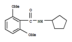 (9Ci)-N-环戊基-2,6-二甲氧基-苯甲酰胺结构式_349397-61-1结构式