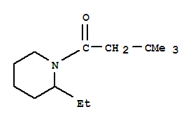 Piperidine,1-(3,3-dimethyl-1-oxobutyl)-2-ethyl-(9ci) Structure,349425-94-1Structure