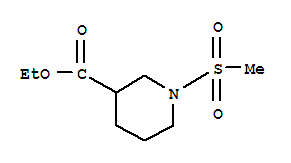 1-Methanesulfonyl-piperidine-3-carboxylic acid ethyl ester Structure,349625-89-4Structure