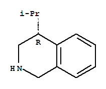 Isoquinoline,1,2,3,4-tetrahydro-4-(1-methylethyl)-,(4r)-(9ci) Structure,350508-61-1Structure