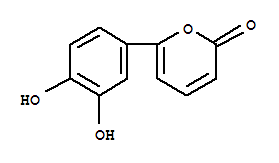 (9ci)-6-(3,4-二羟基苯基)-2H-吡喃-2-酮结构式_35069-91-1结构式