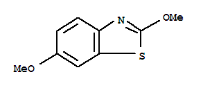 (8ci,9ci)-2,6-二甲氧基-苯并噻唑结构式_3507-19-5结构式