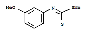 (7ci,8ci,9ci)-5-甲氧基-2-(甲基硫代)-苯并噻唑结构式_3507-37-7结构式