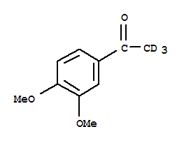 3’,4’-Dimethoxyacetophenone-d3 (methyl-d3) Structure,350818-54-1Structure