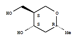 2H-pyran-3-methanol ,tetrahydro-4-hydroxy-6-methyl-,(3r,4r,6s)-rel-(9ci) Structure,351875-56-4Structure