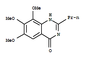 4(1H)-quinazolinone, 6,7,8-trimethoxy-2-propyl-(9ci) Structure,35241-20-4Structure