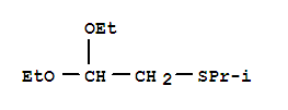 2-(Isopropylthio)acetaldehydediethyl acetal Structure,35247-92-8Structure