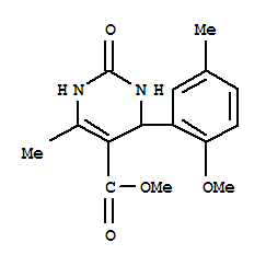 5-Pyrimidinecarboxylicacid,1,2,3,4-tetrahydro-4-(2-methoxy-5-methylphenyl)-6-methyl-2-oxo-,methylester(9ci) Structure,352638-95-0Structure