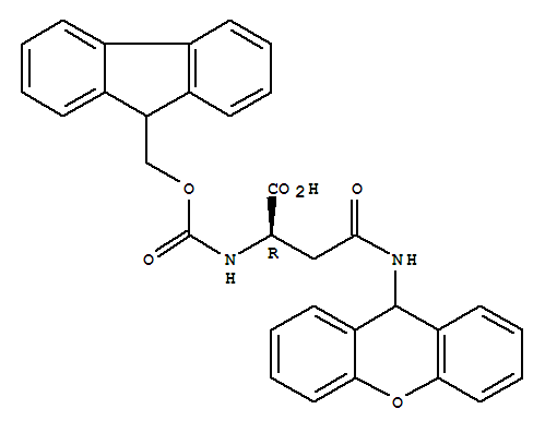 Fmoc-d-asn(xan)-oh Structure,353236-19-8Structure