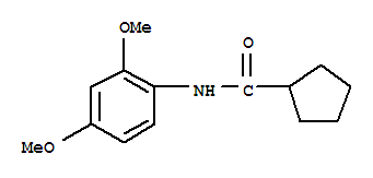 Cyclopentanecarboxamide,n-(2,4-dimethoxyphenyl)-(9ci) Structure,353471-34-8Structure