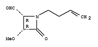 (2R,3R)-(9Ci)-1-(3-丁烯)-3-甲氧基-4-氧代-2-氮杂丁烷羧醛结构式_353494-37-8结构式