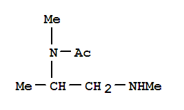 Acetamide,n-methyl-n-[1-methyl-2-(methylamino)ethyl ]-(9ci) Structure,353739-57-8Structure