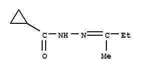 Cyclopropanecarboxylic acid,(1-methylpropylidene)hydrazide (9ci) Structure,354141-50-7Structure