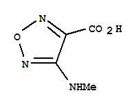 1,2,5-Oxadiazole-3-carboxylicacid,4-(methylamino)- Structure,354143-53-6Structure