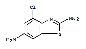 2,6-Benzothiazolediamine,4-chloro-(9ci) Structure,35435-50-8Structure