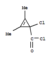 2-Cyclopropene-1-carbonyl chloride,1-chloro-2,3-dimethyl-(9ci) Structure,35436-21-6Structure