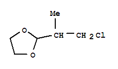 1,3-Dioxolane, 2-(2-chloro-1-methylethyl)- Structure,35502-17-1Structure